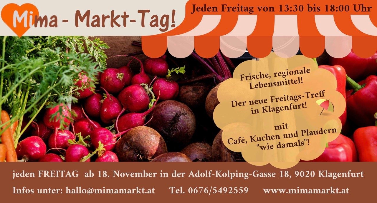 Freitag ist Markttag in der MiMa!