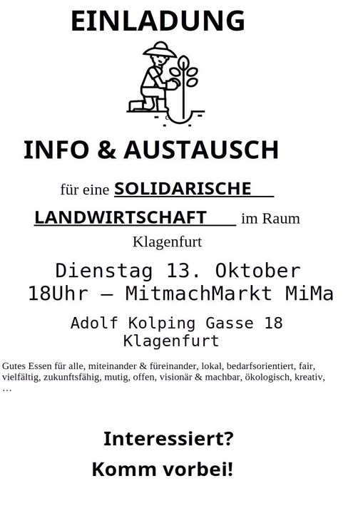 CSA Klagenfurt - Info Treffen